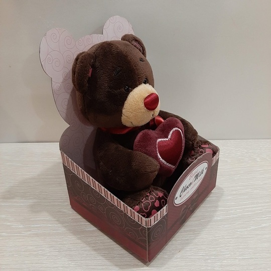 Мишка Choco с сердцем